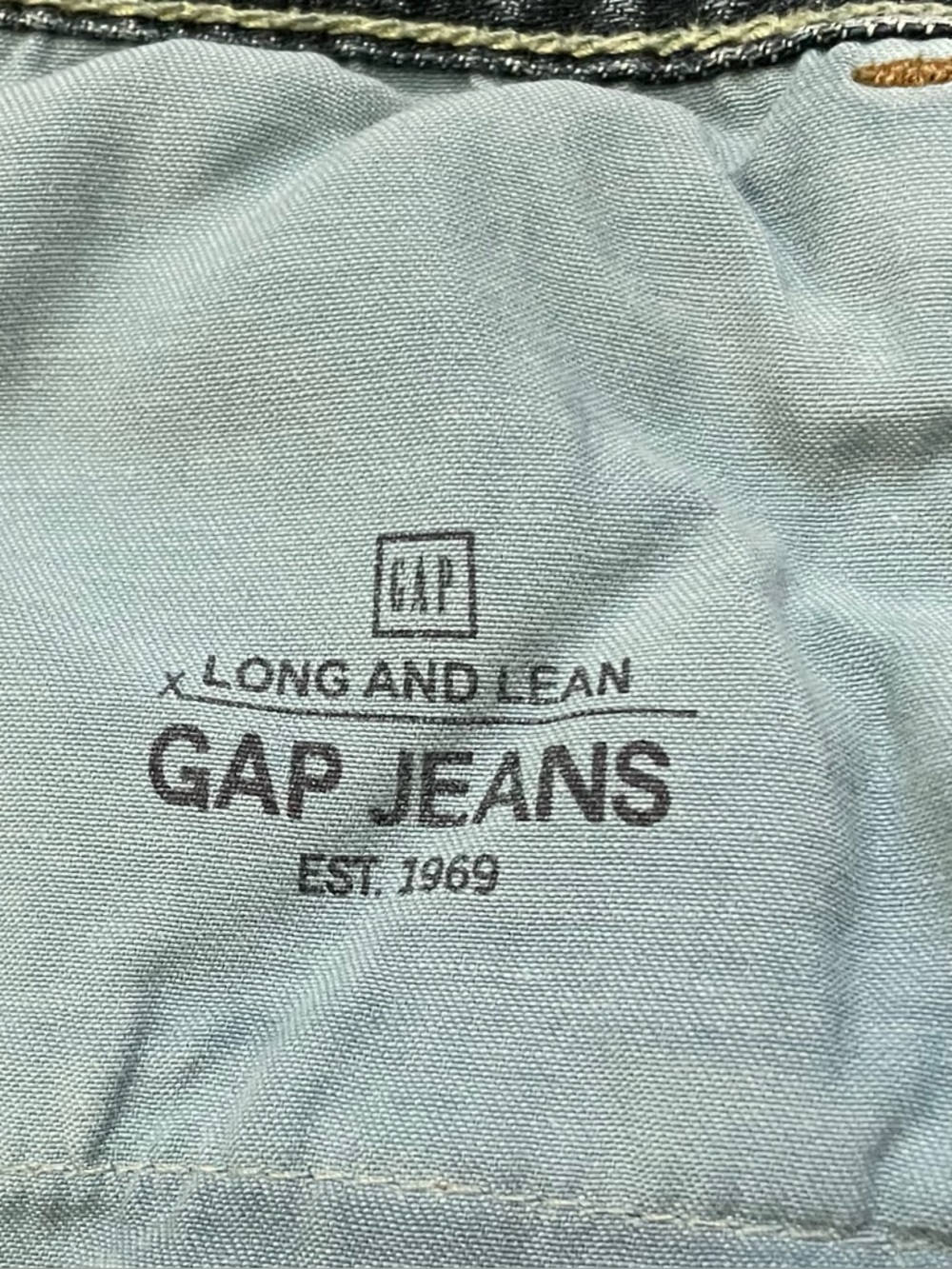 Vintage GAP Long and Lean Stretch Dark Wash, Boot Cut Women's Jeans - Picture 3 of 11